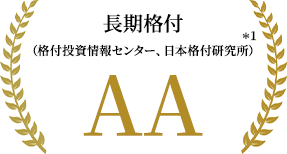 三菱UFJモルガン・スタンレー証券 長期格付 （日本格付研究所）AA