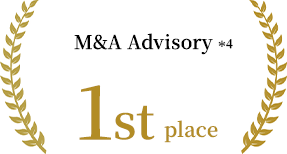 M&A Advisory 1st place