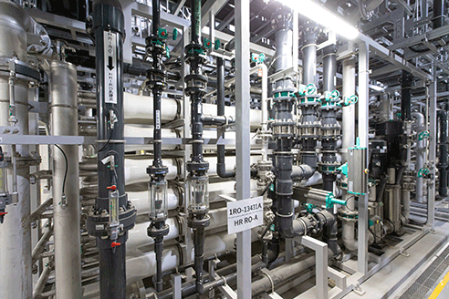 半導体向け超純水供給事業に係る設備