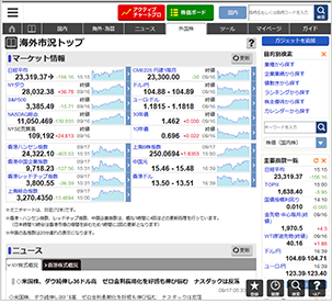 外国株式情報の図